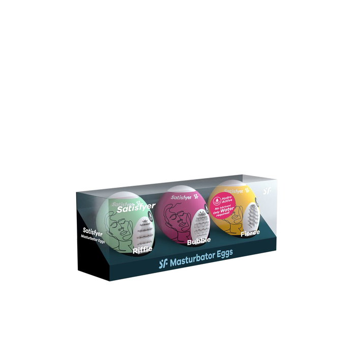 SATISFYER Surtido Huevos Masturbadores 3 1UN