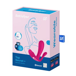 Satisfyer TOP SECRET+ Vibrador Doble Motor con App Control - Silicona Suave - Rosa