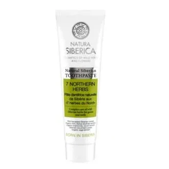 Natura Siberica Dentífrico Natural Pasta de Dientes 7 Hierbas Nórdicas 100Gr - 100g - Limpieza Delicada, Refresca el Aliento Natura Siberica Dentífrico Natural Pasta de Dientes 7 Hierbas Nórdicas 100Gr - 100g - Limpieza Delicada, Refresca el Aliento
