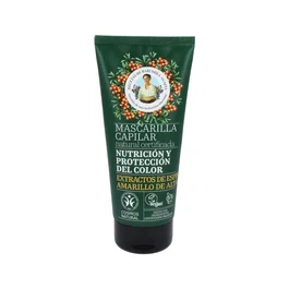AGAFIA Mascarilla Capilar Nutrición y Color 200ml con Espino Amarillo - Nutre y Mantiene el Color - Vegana