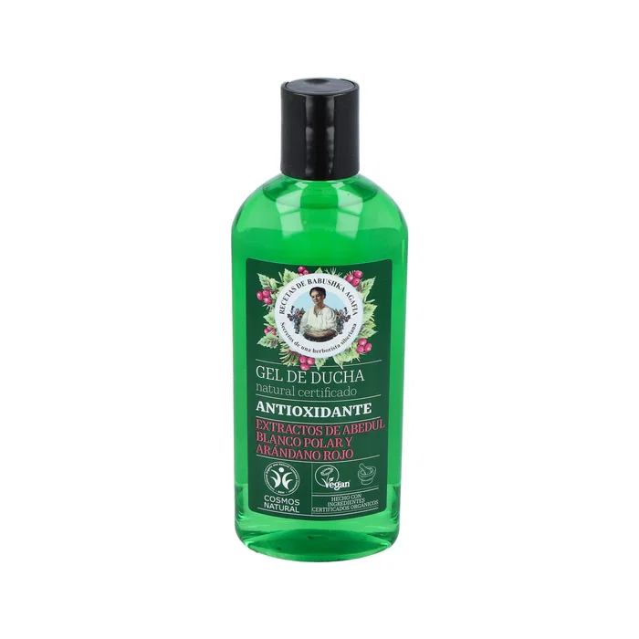 AGAFIA Gel de Ducha Antioxidante 260 ml, con extractos de abedul y arándano, sin SLS ni parabenos, vegano AGAFIA Gel de Ducha Antioxidante 260 ml, con extractos de abedul y arándano, sin SLS ni parabenos, vegano