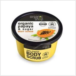 ORGANIC SHOP Exfoliante Corporal Renovador Papaya 250Ml