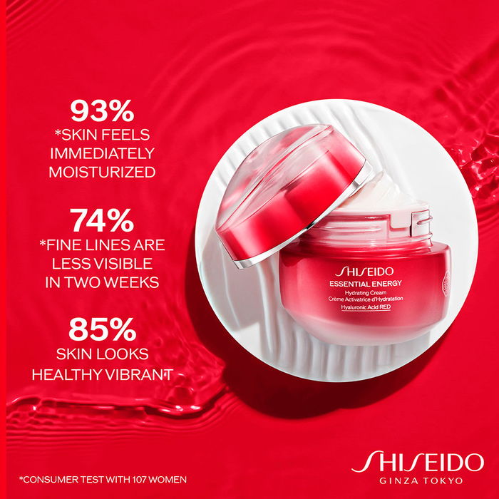 Shiseido Essential Energy Hydrating Cream Tratamiento Facial Hidratante Antiarrugas Antiedad Efecto Flash 50 ml Shiseido Essential Energy Hydrating Cream Tratamiento Facial Hidratante Antiarrugas Antiedad Efecto Flash 50 ml