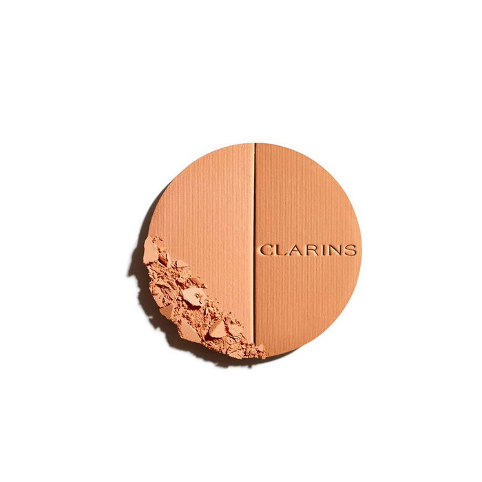 Clarins EVER BRONZE Polvos Bronceadores Duo Poudre Bronzante #01 - 10g, Acabado Natural para Contouring y Bronceado Facial