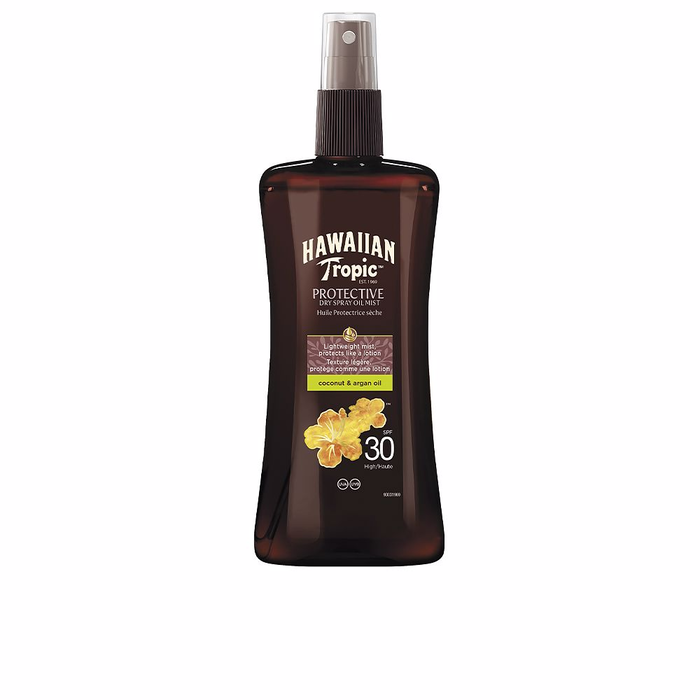 Hawaiian Tropic Aceite Seco con Coco y Argán Protector Solar Spf30 en Spray 200 mL Hawaiian Tropic Aceite Seco con Coco y Argán Protector Solar Spf30 en Spray 200 mL
