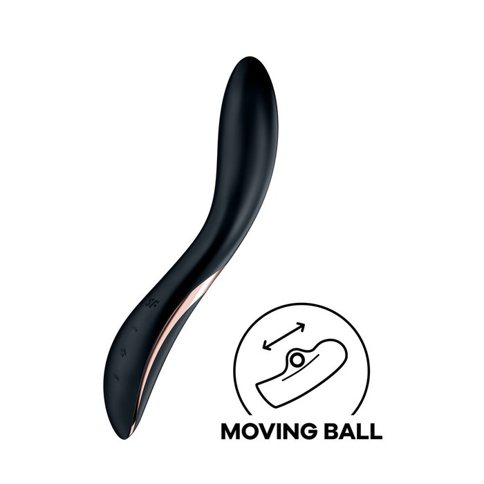 Satisfyer Rrolling Explosion Vibrador Punto G Negro