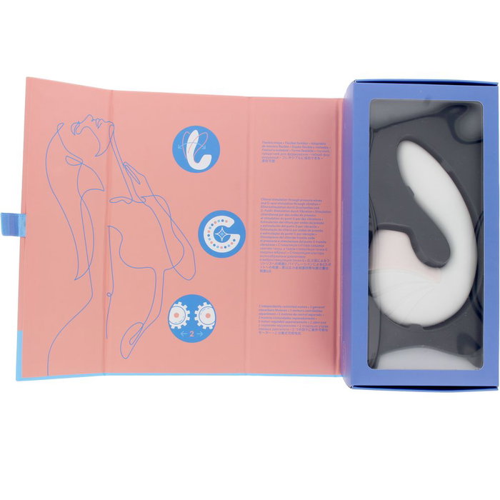 Satisfyer Supernova Succionador Vibrador Clitoral con Tecnología Flex, Color Blanco, 10 Programas y 11 Niveles de Intensidad, 1 Unidad