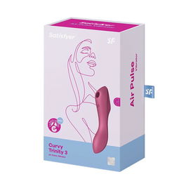 SATISFYER Curvy Trinity 3 Vibrador de Aire Rojo