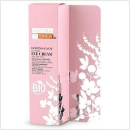 NATURA ESTONICA Contorno De Ojos Ginseng-Acai 20Ml. Bio con extractos orgánicos para restaurar elasticidad y tono.