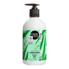 ORGANIC SHOP Jabón de Manos Suavizante Aloe-Leche 500ml