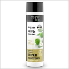 ORGANIC SHOP Acondicionador Reparador Aguacate-Oliva para Cabello Dañado, Nutre e Hidrata, 280Ml