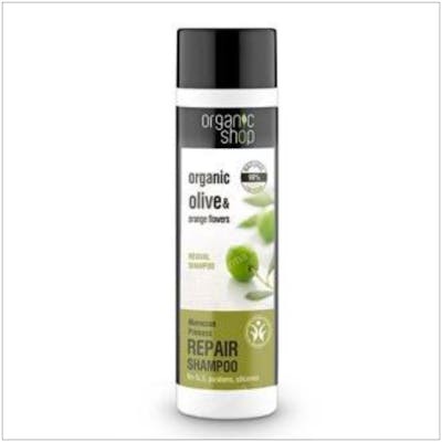 ORGANIC SHOP Champú Reparador Aguacate y Oliva 280 ml - Cabello Dañado - Vegano - Sin SLS, Parabenos ni Siliconas ORGANIC SHOP Champú Reparador Aguacate y Oliva 280 ml - Cabello Dañado - Vegano - Sin SLS, Parabenos ni Siliconas