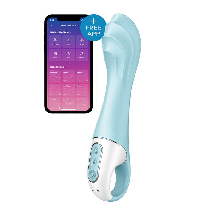 SATISFYER Air Pump Vibrator 5+ Vibrador Punto G Inflable Azul 1un SATISFYER Air Pump Vibrator 5+ Vibrador Punto G Inflable Azul 1un