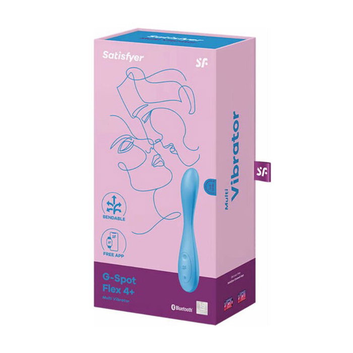 Satisfyer Flex 4+ Vibrador G-Spot Azul para Mujer Satisfyer Flex 4+ Vibrador G-Spot Azul para Mujer