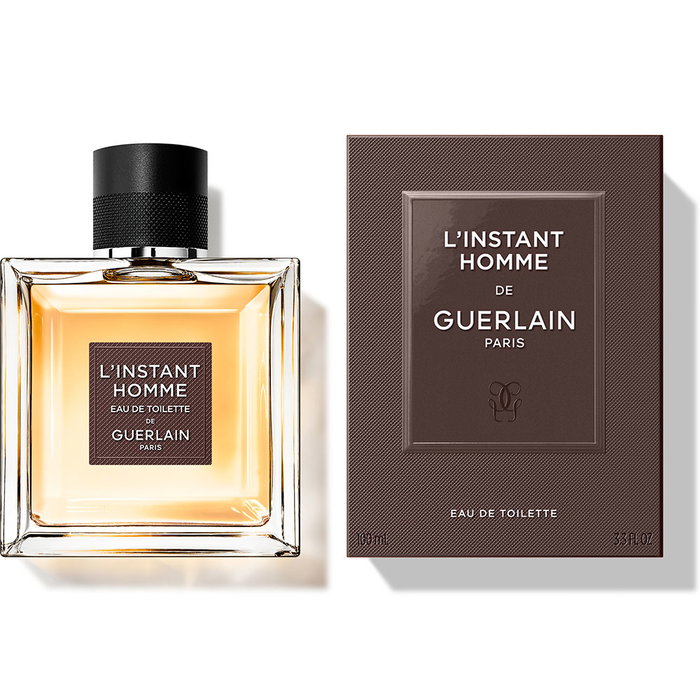Guerlain L'INSTANT POUR HOMME Eau de Toilette Vaporizador 100 ml - Colonia para Hombre Perfume Amaderado
