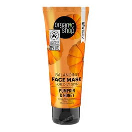 ORGANIC SHOP Mascarilla Facial Equilibrante Para Piel Grasa "Calabaza Y Miel" 75 Ml
