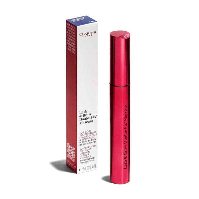 Clarins Lash & Brow Double Fix Máscara de pestañas Top Coat Waterproof 8 ml
