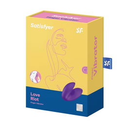 Satisfyer Vibrador Dedo Love Riot Púrpura