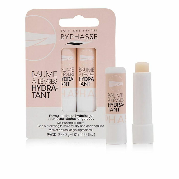 Byphasse Set Duo de Bálsamo Labial Hidratante, 2 unidades Byphasse Set Duo de Bálsamo Labial Hidratante, 2 unidades