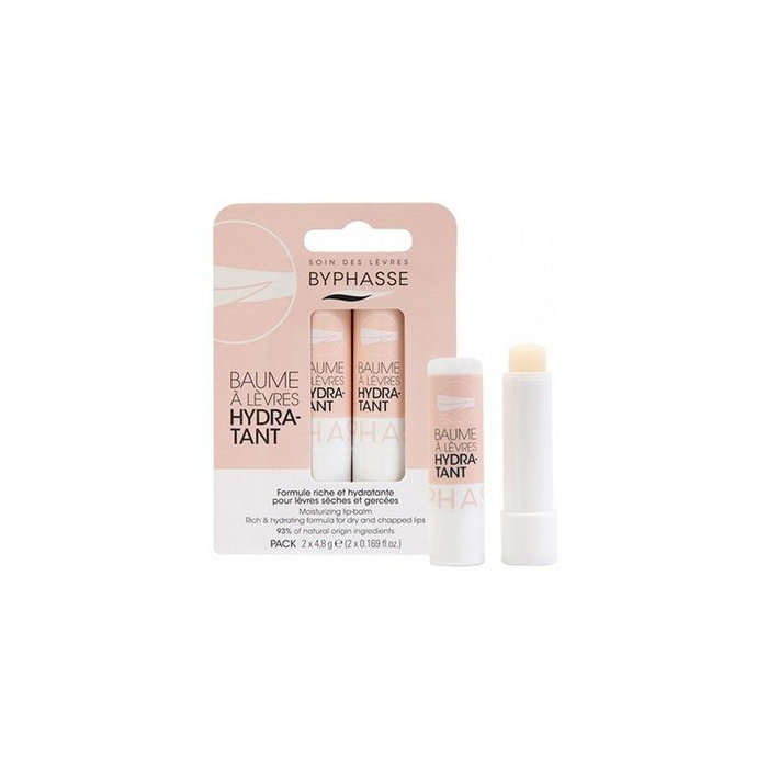 Set Duo, Byphasse, Byphasse, Hidratante, Tratamiento de bálsamo labial, 2 pzs, 4.8 g Set Duo, Byphasse, Byphasse, Hidratante, Tratamiento de bálsamo labial, 2 pzs, 4.8 g