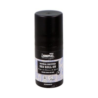 Dr. Konopka's Desodorante Roll-On Natural para Hombre 50ml, Protección Fresca de Cedro y Salvia, Certificado COSMOS Organic, Vegan Dr. Konopka's Desodorante Roll-On Natural para Hombre 50ml, Protección Fresca de Cedro y Salvia, Certificado COSMOS Organic, Vegan