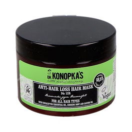 DR. KONOPKA´S Mascarilla Anticaída Todo Tipo De Cabello 300Ml Certificado BDIH Cosmos Natural Y Vegan