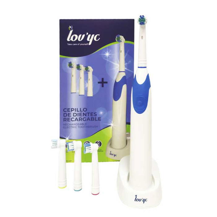 Lovyc Cepillo de Dientes Recargable +4 Cabezales Lovyc Cepillo de Dientes Recargable +4 Cabezales