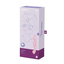 Satisfyer Triple oh! Multi-Vibrador Rosa para Mujer