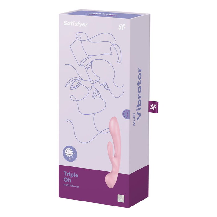 Satisfyer Triple Oh! Multi-vibrador Rosa