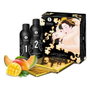 Shunga Set de gel de masaje aroma melón y mango