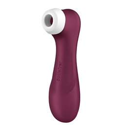 Satisfyer Pro2 g3 vibrador doble pulso de air vino rojo