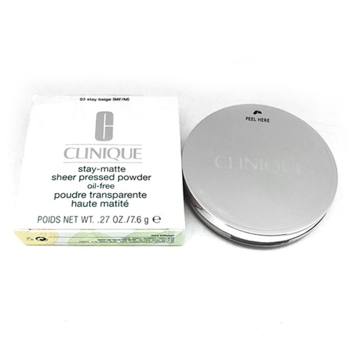 Clinique Stay-Matte Sheer Polvos Compactos 02-stay neutral 7,6g Clinique Stay-Matte Sheer Polvos Compactos 02-stay neutral 7,6g