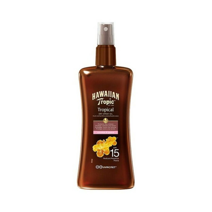 Hawaiian Tropic COCONUT & GUAVA Dry Oil SPF15 Spray 200 ml