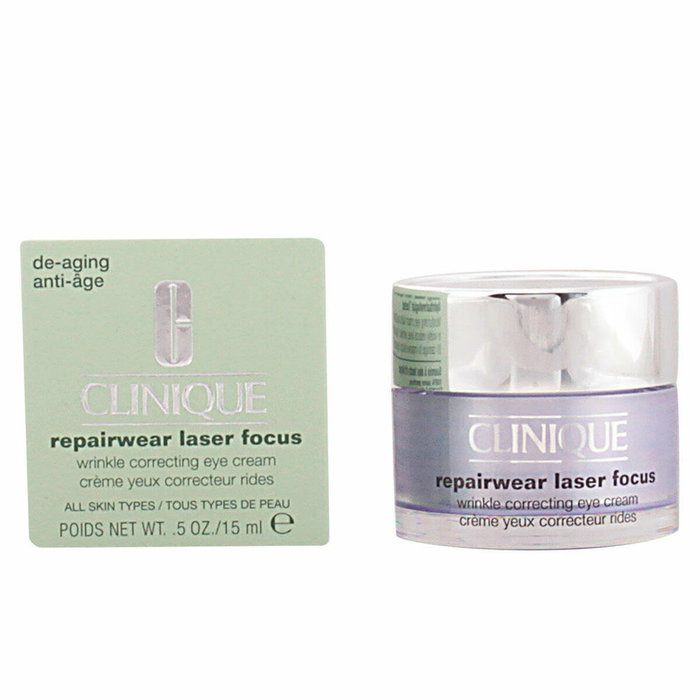 Clinique REPAIRWEAR LASER FOCUS Crema Correctora de Arrugas para Contorno de Ojos 15 ml
