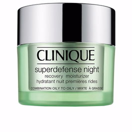 CLINIQUE SUPERDEFENSE Crema Hidratante de Noche Recuperación Celular Antioxidante, Tratamiento para Piel Mixta/Grasa Tipos III/IV, 50 ml
