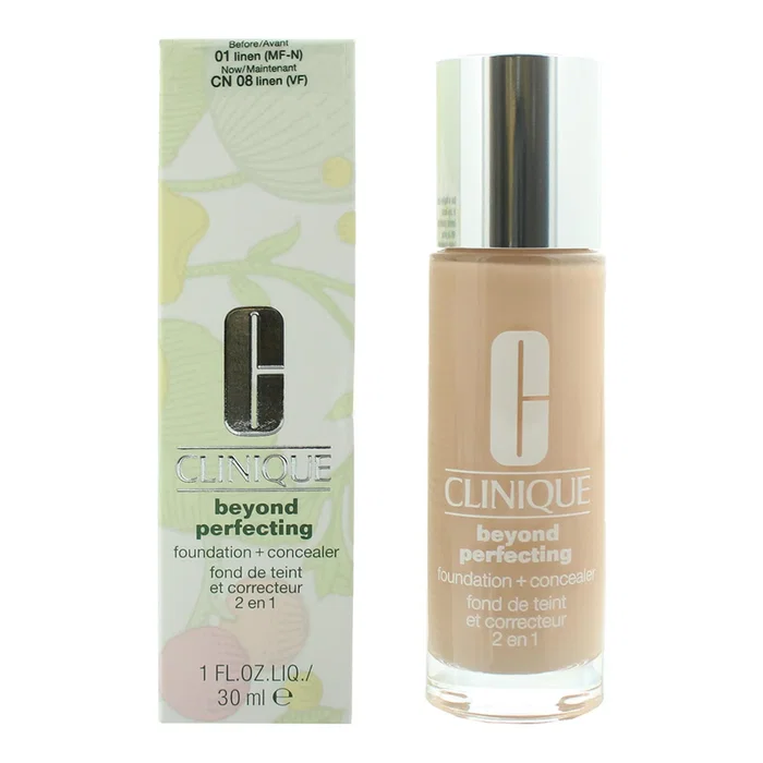 Clinique Beyond Perfecting Foundation + Concealer 1-Linen Clinique Beyond Perfecting Foundation + Concealer 1-Linen