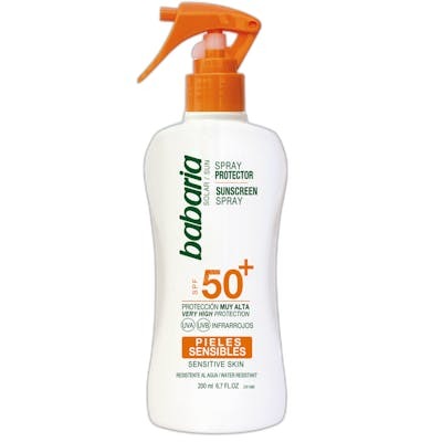 Babaria Solar Piel Sensible SPF50+ Spray 200 ml Babaria Solar Piel Sensible SPF50+ Spray 200 ml