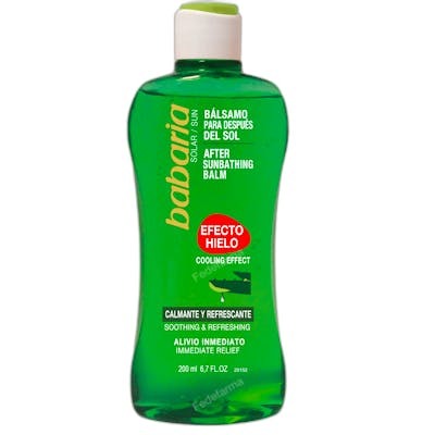 Babaria Solar Aloe Vera After Sun Gel Efecto Hielo 200 ml