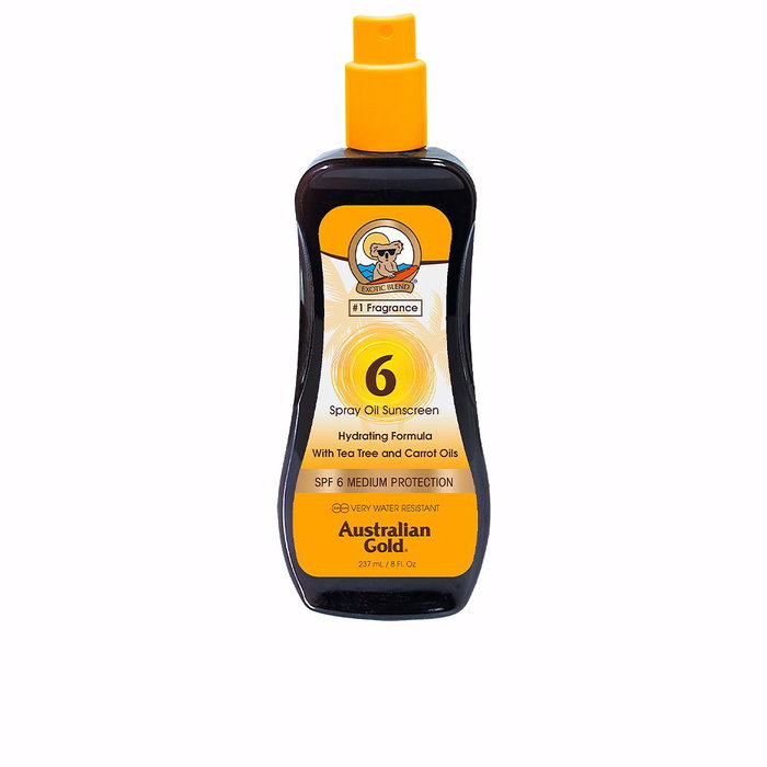 Australian Gold Aceite Solar en Spray con Aceite de Zanahoria, SPF 6, Broncea y Protege, Fórmula Colorboost, 237 ml Australian Gold Aceite Solar en Spray con Aceite de Zanahoria, SPF 6, Broncea y Protege, Fórmula Colorboost, 237 ml