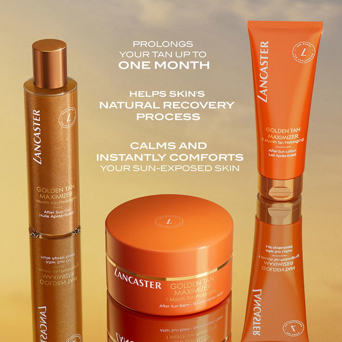 Lancaster Golden Tan Maximizer After Sun Oil - Aceite After Sun Activador del Bronceado, Piel Dorada y Duradera, 150 ml