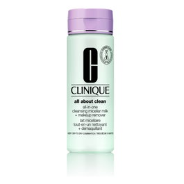 Clinique ALL ABOUT Cleansing Micellar Milk + Make-up Remover I/II - Leche Desmaquillante y Limpiadora para Piel Sensible 200 ml