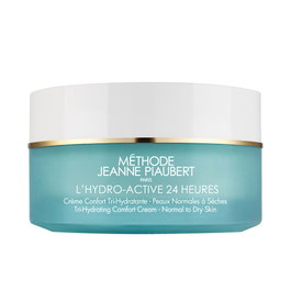 MÉTHODE JEANNE PIAUBERT L'HYDRO ACTIVE 24H crème confort tri-hydratante PNS, Crema Hidratante 24h con Ácido Hialurónico para Piel Seca/Normal, 50 ml
