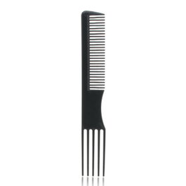Eurostil Curvado peine negro 19cm