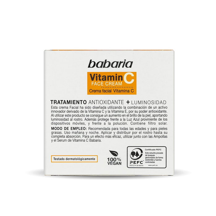 Babaria Vitamin C Crema Facial Antioxidante 50 ml