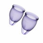 Satisfyer Feel Confident Pack de 2 Copas Menstruales Lila