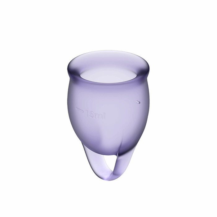 Satisfyer Feel Confident Pack de 2 Copas Menstruales Lila Satisfyer Feel Confident Pack de 2 Copas Menstruales Lila