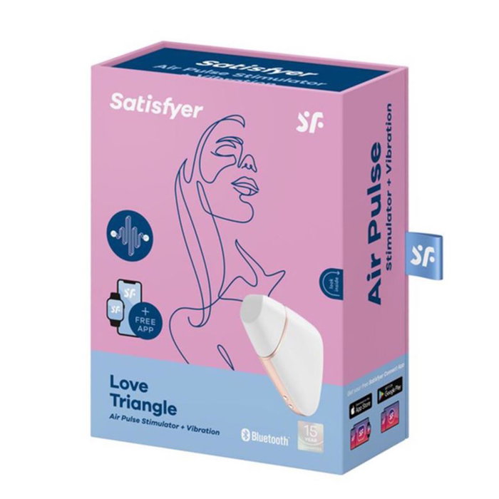 Satisfyer Love Triangle Estimulador y Vibrador Blanco con App y Bluetooth para Mujer Satisfyer Love Triangle Estimulador y Vibrador Blanco con App y Bluetooth para Mujer