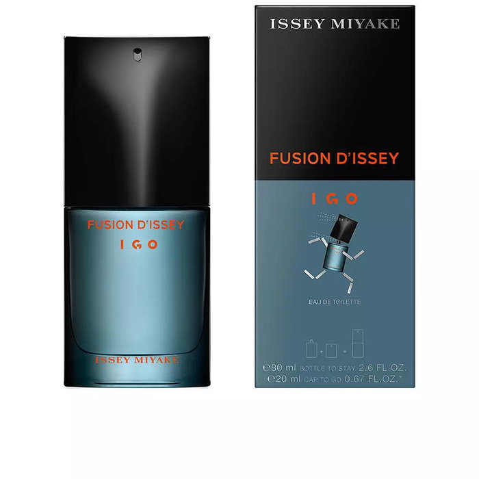 Issey Miyake Fusion d'Issey IGO Eau de Toilette 80ml + 20ml Spray Cap To Go Issey Miyake Fusion d'Issey IGO Eau de Toilette 80ml + 20ml Spray Cap To Go