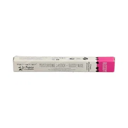 BEAUTY MADE EASY Lápiz Labial Hidratante Brillo Blossom, Efecto Volumen, Color Nude Natural, Vegano y Biodegradable, 6g
