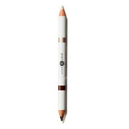 LILY LOLO Lápiz Dual para Cejas 2 en 1, Rellena y Define, Tono Medium